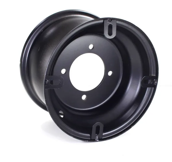 FELGA ATV 7"  4 ŚRUBY ATV 125 CZARNA Z UCHWYTEM NA OCHRANIACZ POKRYWĘ DEKORACYJCNĄ FUXIN WB
Średnica całkowita felgi:199mm
Szerokość felgi: 131mm
Rozstaw śrub: 88mm
Otwór centrujący: 67mm