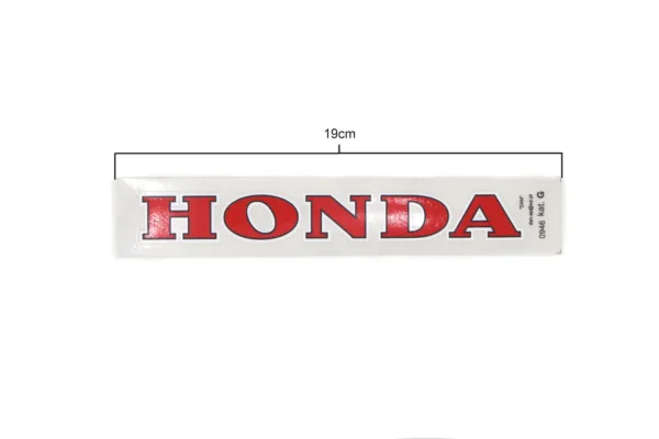 NAKLEJKA HONDA CZERWONA DUŻA 0946C 190x30mm KAT-G