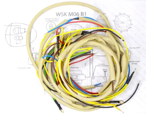 INSTALACJA ELEKTRYCZNA WSK 125 M06-B1 AG