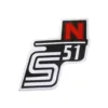 NAKLEJKA SIMSON S51 N CZERWONA