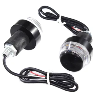 LAMPA LED KOŃCÓWKA KIEROWNICY NIEBIESKI/ŻÓŁTY