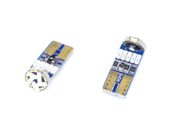 ŻARÓWKA 12V LED T10-4014-15SMD CZERWONA (BRAK ECE)