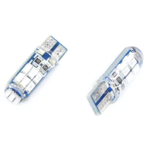 ŻARÓWKA 12V LED T10-4014-15SMD NIEBIESKA SILIKON (BRAK ECE)