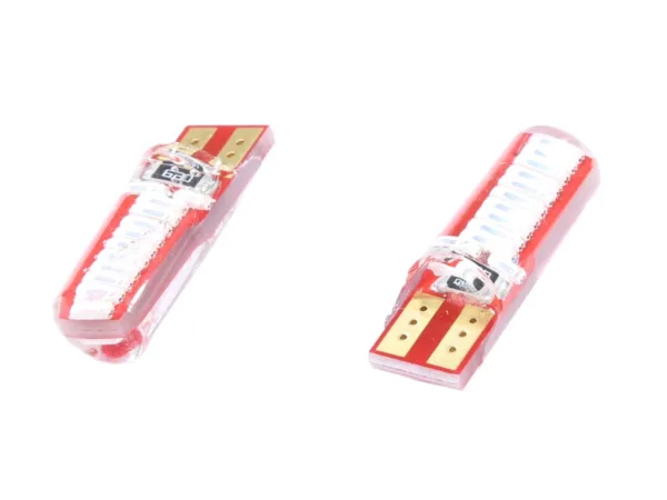 ŻARÓWKA 12V LED T10-4014-24SMD NIEBIESKA SILIKON (BRAK ECE)