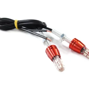 ŻARÓWKA 12V LED NAKRĘTKA M5x25mm 24SMD CZERWONA (BRAK ECE)