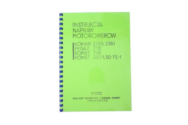 KATALOG INSTRUKCJA NAPRAW ROMET KOMAR 2350 2361 PEGAZ 710