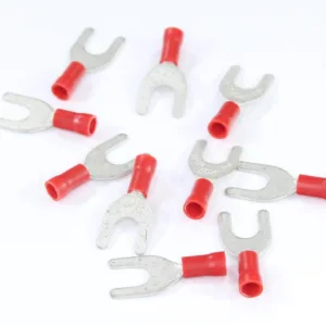KONEKTOR KOŃCÓWKA WIDEŁKOWA M6 IZOLOWANA 6.4mm 0.5-1.5mm KPL. 10szt.