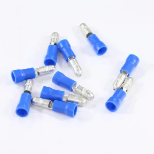 KONEKTOR OKRĄGŁY IZOLOWANY MĘSKI 4mm 1,5-2,5mm KPL. 10szt.