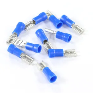 KONEKTOR PŁASKI 4,8MM ŻEŃSKI IZOLOWANY 0,8mm 1,5-2,5mm KPL. 10szt.