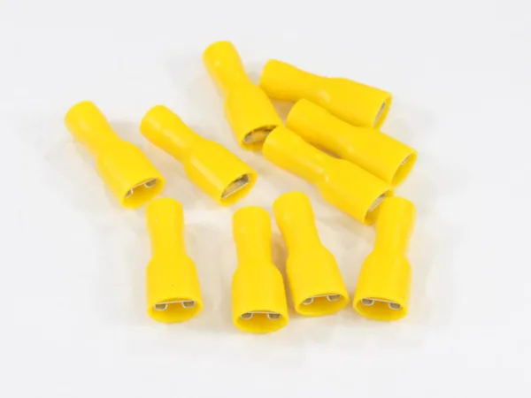 KONEKTOR ŻEŃSKI 6.3x0.8 GNIAZDO PŁASKIE PEŁNA IZOLACJA 4.0-6.0mm KPL. 10szt.