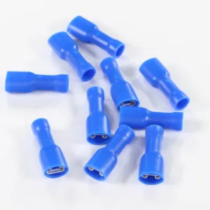 KONEKTOR PŁASKI 4,8mm ŻEŃSKI PEŁNA IZOLACJA, 0,8mm, 1,5-2,5mm, KPL. 10szt.