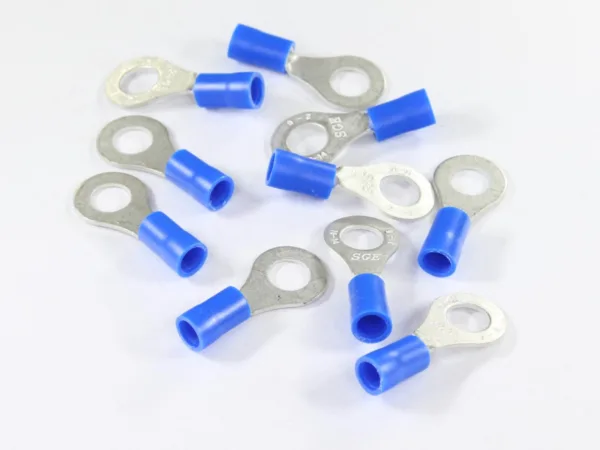 KOŃCÓWKA OCZKOWA M6 IZOLOWANA 6,4mm 1,5-2,5mm KPL. 10szt.