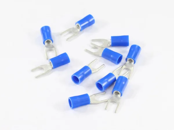 KOŃCÓWKA WIDEŁKOWA M4 IZOLOWANA  10SZT, 4,3MM, 1,5-2,5MM