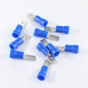 KONEKTOR PŁASKI 4,8MM MĘSKI IZOLOWANY, 0,8MM, 1,5-2,5MM