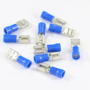 KONEKTOR ŻEŃSKI 6.3x0.8 KOŃCÓWKA PŁASKA IZOLOWANA 1.5-2.5mm KPL. 10szt.