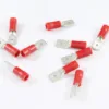 KONEKTOR PŁASKI 6,3MM MĘSKI IZOLOWANY, 0,8MM, 0,5-1,5MM