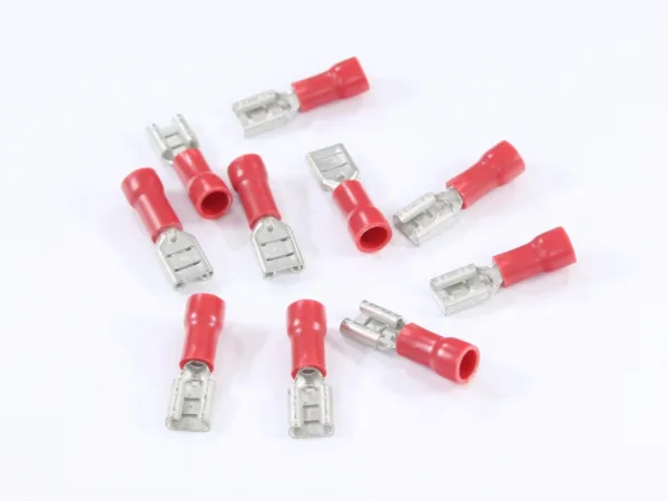 KONEKTOR ZEŃSKI 4.8x0.8 GNIAZDO PŁASKIE IZOLOWANY 0.5-1.0mm KPL. 10szt.