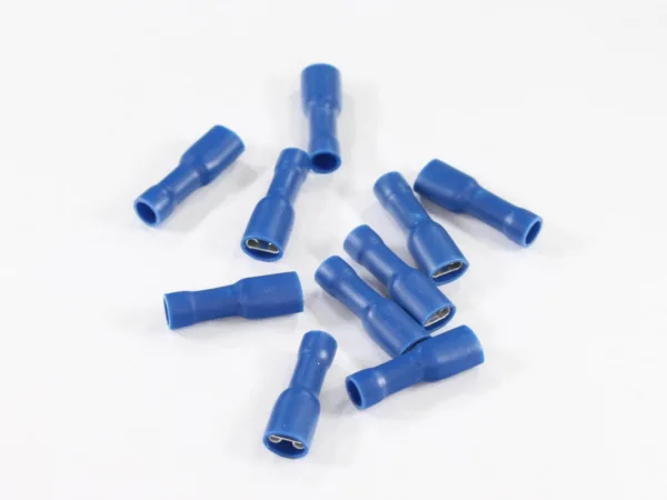 KONEKTOR ŻEŃSKI 4.8x0.5 GNIAZDO PŁASKIE PEŁNA IZOLACJA 1.5-2.5mm KPL. 10szt.
