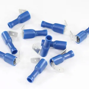 KONEKTOR ROZGAŁĘŹNIK 6.3x0.8mm IZOLOWANY PŁASKI 1.5-2.5mm KPL. 10szt.