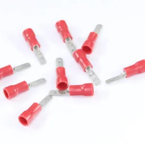 KONEKTOR PŁASKI 2,8MM MĘSKI IZOLOWANY, 0,5MM, 0,5-1MM