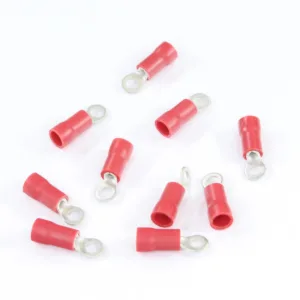 KONEKTOR KOŃCÓWKA OCZKOWA M3 IZOLOWANA 3.7mm 0.5-1.0mm KPL. 10szt.
