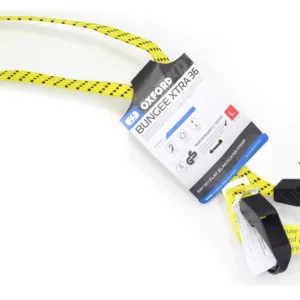 LINKA NA BAGAŻ TUV/GS BUNGEE OXFORD 16mm KOLOR ŻÓŁTY Z HACZYKAMI DŁUGOŚĆ 900mm ROZMIAR L
