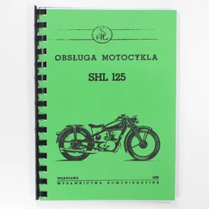 KATALOG INSTRUKCJA OBSŁUGI SHL 125