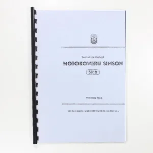 KATALOG INSTRUKCJA OBSŁUGI SIMSON SR2
