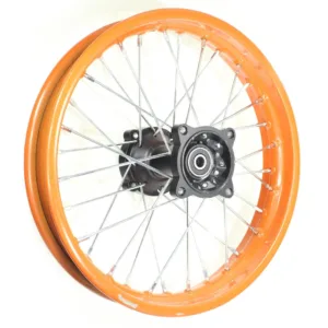 FELGA KOŁO TYŁ 1,85/14'' CROSS 125 NEW ORANGE HB