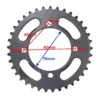 ZĘBATKA TYŁ 420-37z CROSS 125 NOWY TYP HB