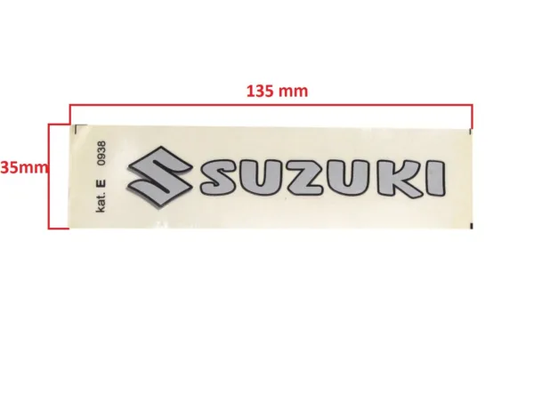 NAKLEJKA SUZUKI SZARA 0938 KAT-E