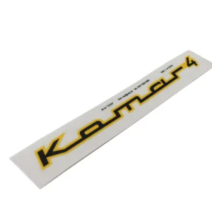 NAKLEJKA ROMET KOMAR 4 190mm x 30mm KAT I 0516