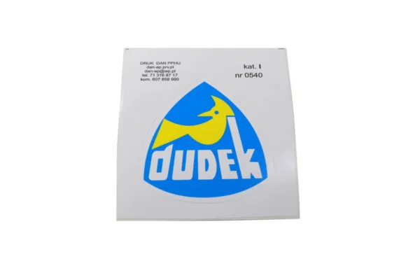NAKLEJKA WSK DUDEK 85mm x 95mm KAT I 0540