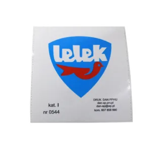 NAKLEJKA WSK LELEK 85x95mm KAT I 0544