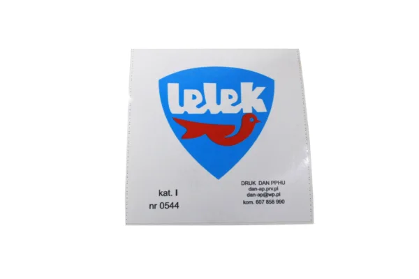 NAKLEJKA WSK LELEK 85x95mm KAT I 0544