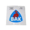 NAKLEJKA WSK BĄK 85x95mm KAT I 0542