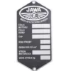 TABLICZKA ZNAMIONOWA JAWA 353 360 559 KIVACKA PO ROKU 1958