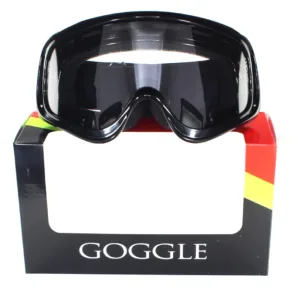 GOGLE MOTOCYKL QUAD CROSS ATV CZARNE OXF-3028 OX