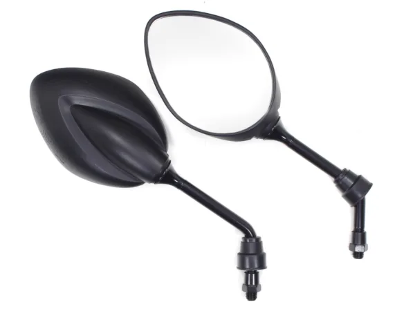 LUSTERKA MOTOCYKLOWE SKUTER ATV MOTOROWER CZARNE M10 OXF-1446 E11 KPL.OX