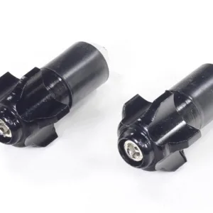 KOŃCÓWKI KIEROWNICY CIĘŻARKI CZARNE 17mm OXF-026 KPL.OX