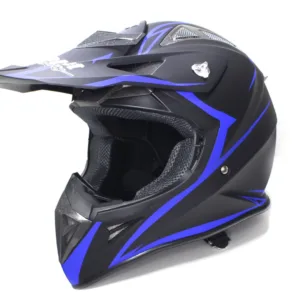 KASK SAFEBET HF-116 FLAT BLACK Q178 BLUE S (BRAK ECE)