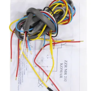 INSTALACJA ELEKTRYCZNA ROMET KOMAR ZZR 232 SZTYWNIAK SZARA ML