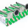 ZAWORY URAL DUELLS DI
2x zawór ssący i 2x zawór wydechowy do Urala.  Wymiary zaworu wydechowego: długość 92 mm,  średnica 40 mm, średnica trzonka 8 mm. Wymiary zaworu ssącego: długość 91 mm, średnica 35 mm, średnica trzonka 8 mm.