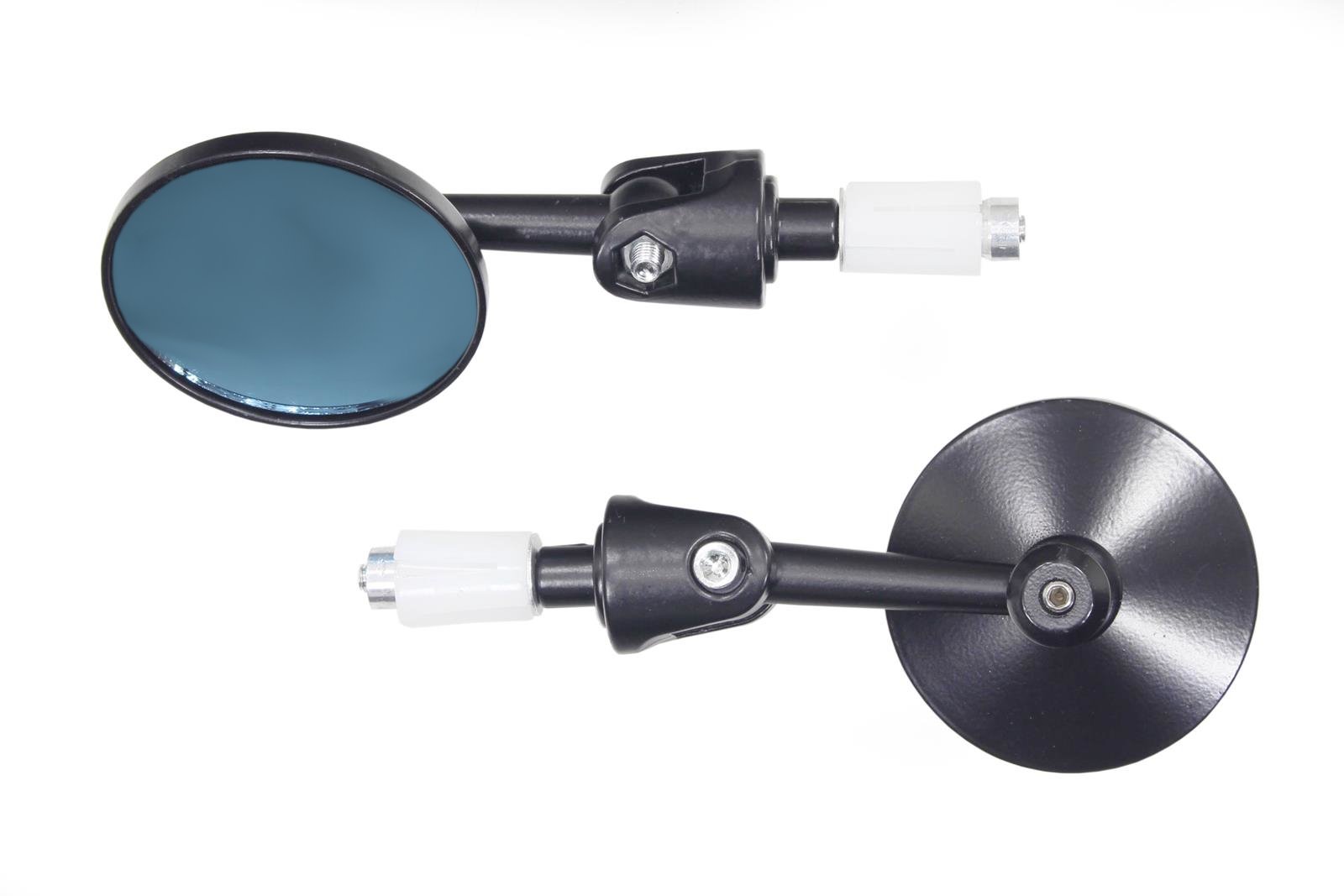 LUSTERKA MOTOCYKLOWE CZARNE MOCOWANIE W KIEROWNICĘ OXF-8753 KPL.OX