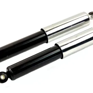 AMORTYZATORY TYŁ SIMSON KR51 SR50 S50 S51 S70 SZKLANKOWE CHROMOWANE 340mm KOMPLET SC