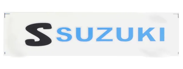 NAKLEJKA SUZUKI NIEBIESKA KAT E 130mm x 30mm