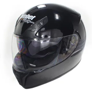 KASK SAFEBET HF-125A BLACK M (BRAK ECE) FMVSS 218