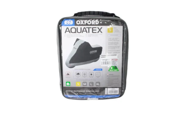 POKROWIEC NA MOTOCYKL OXFORD AQUATEX S KOLOR SREBRNY WODOODPORNY
