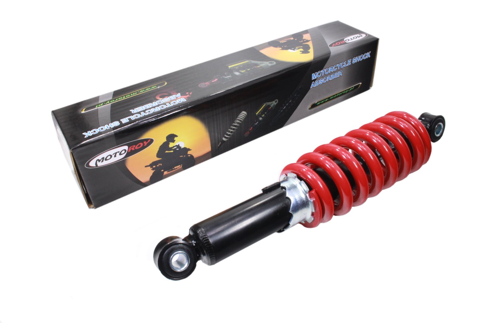 AMORTYZATOR TYŁ CROSS 125 OLEJOWY CZERWONY WB