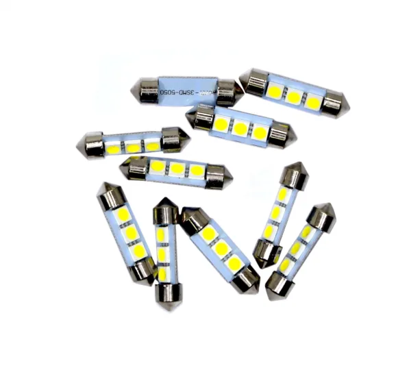 ŻARÓWKA 12V 5W RURKA 36mm LED KPL. 10SZT  WB